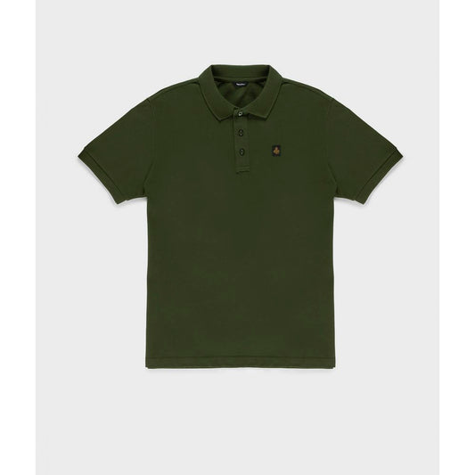 Polo en coton vert Refrigiwear