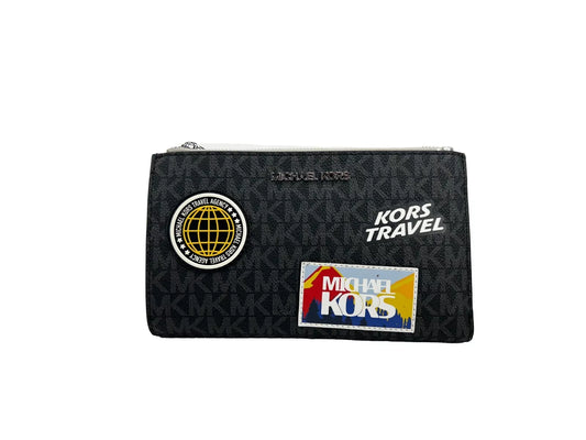 Portefeuille à dragonne à double fermeture éclair Jet Set Travel de Michael Kors
