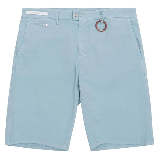 Short homme Tramarossa en lin bleu clair