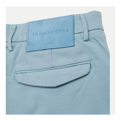 Short homme Tramarossa en lin bleu clair