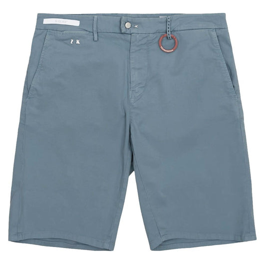 Short homme Tramarossa en lin bleu clair