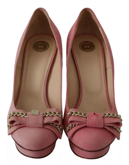 Elisabetta Franchi - Escarpins à talons aiguilles et nœud rose