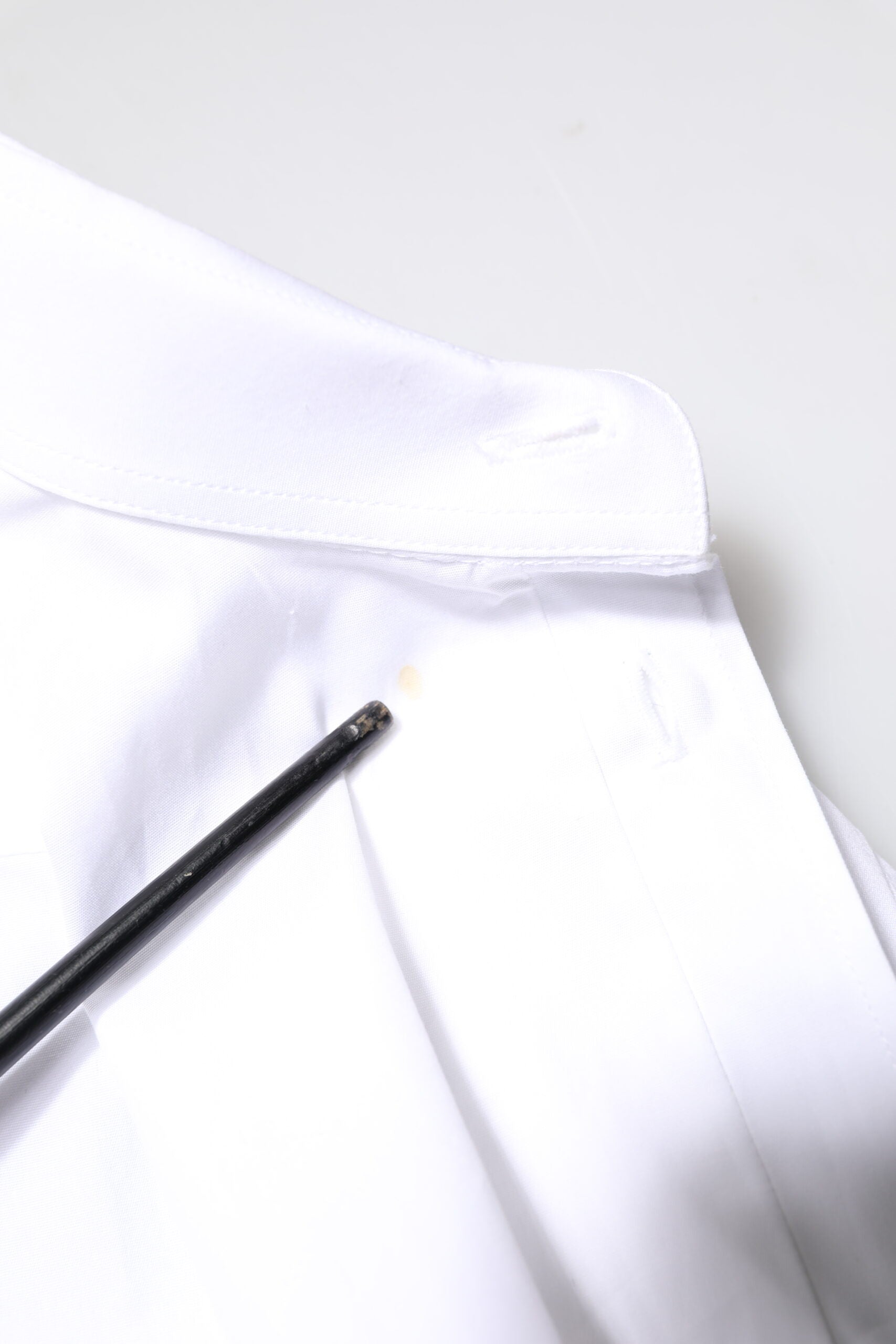 Dolce & Gabbana White GOLD Cotton Long Sleeves Men Dress Shirt by Dolce & Gabbana