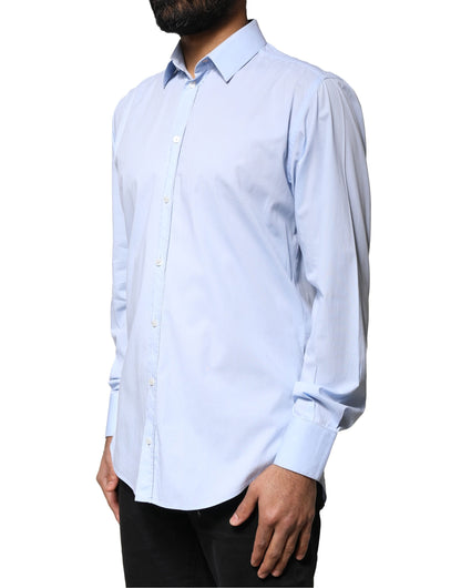 Dolce & Gabbana Light Blue Cotton MARTINI Formal Dress Shirt by Dolce & Gabbana