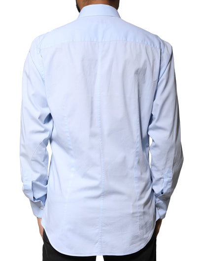 Dolce & Gabbana Light Blue Cotton MARTINI Formal Dress Shirt by Dolce & Gabbana