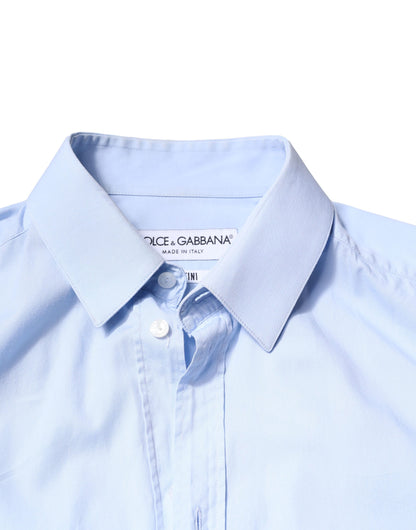 Dolce & Gabbana Light Blue Cotton MARTINI Formal Dress Shirt by Dolce & Gabbana