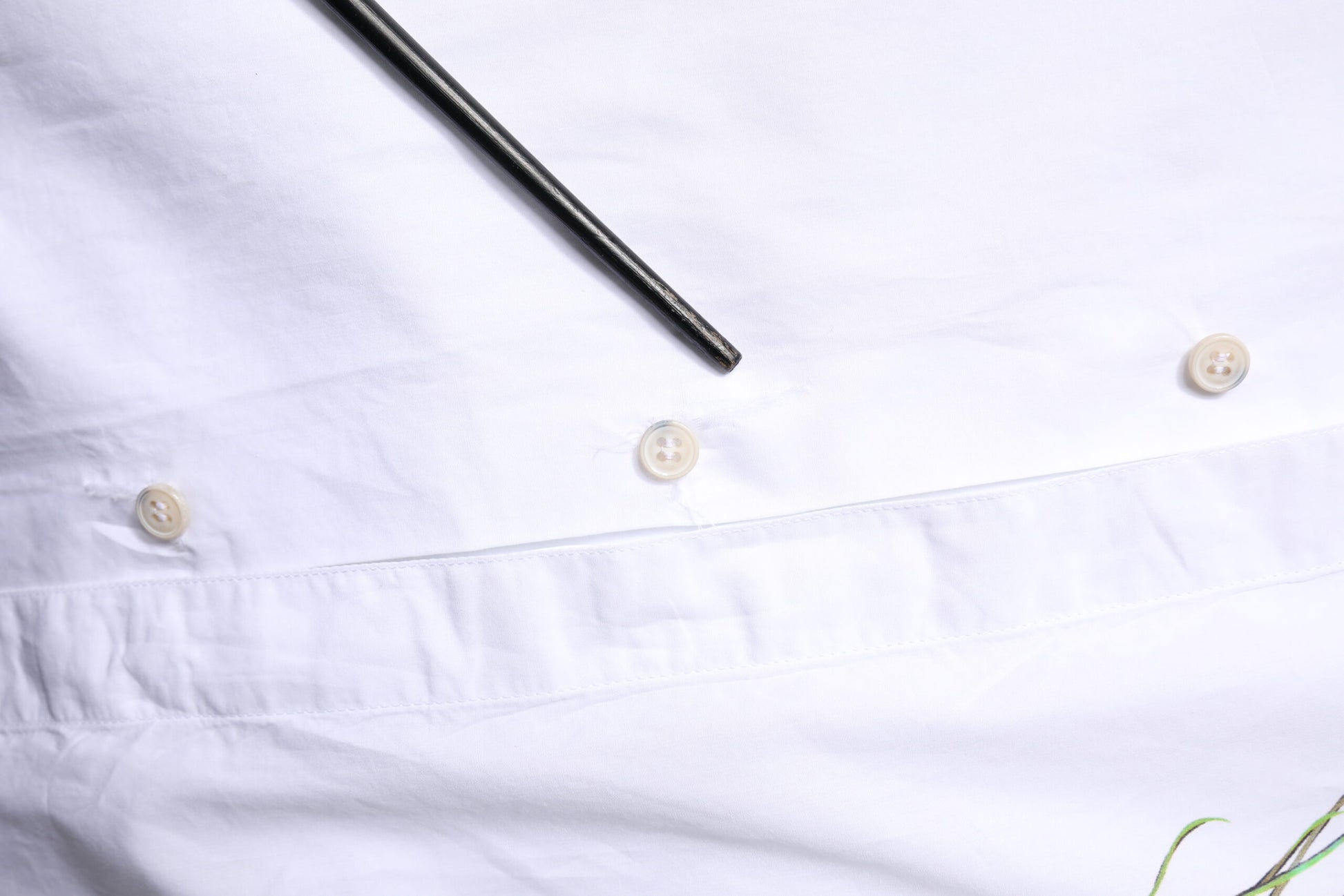 Dolce & Gabbana White Cotton Peacock Feather GOLD Formal Shirt by Dolce & Gabbana