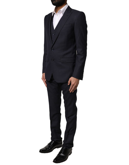 Costume habillé 3 pièces Dolce &amp; Gabbana Black Fantasy MARTINI