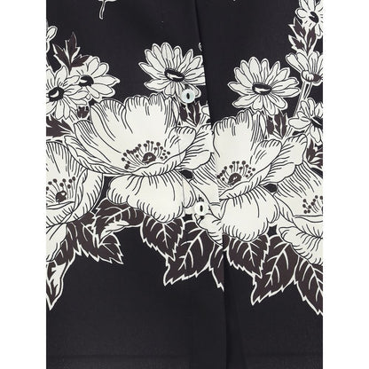 PAROSH Asymmetric Floral print Shirt