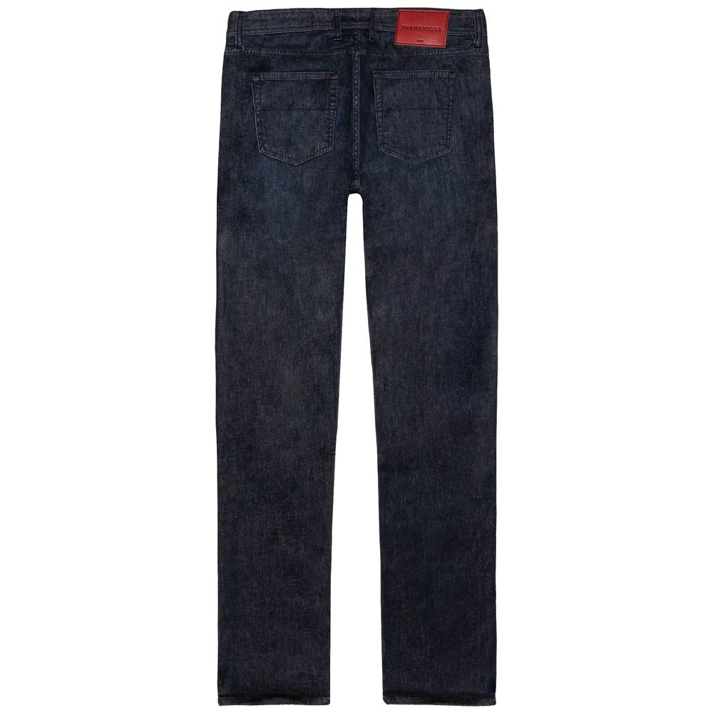 Tramarossa Blue Cotton Jeans & Pant by Tramarossa