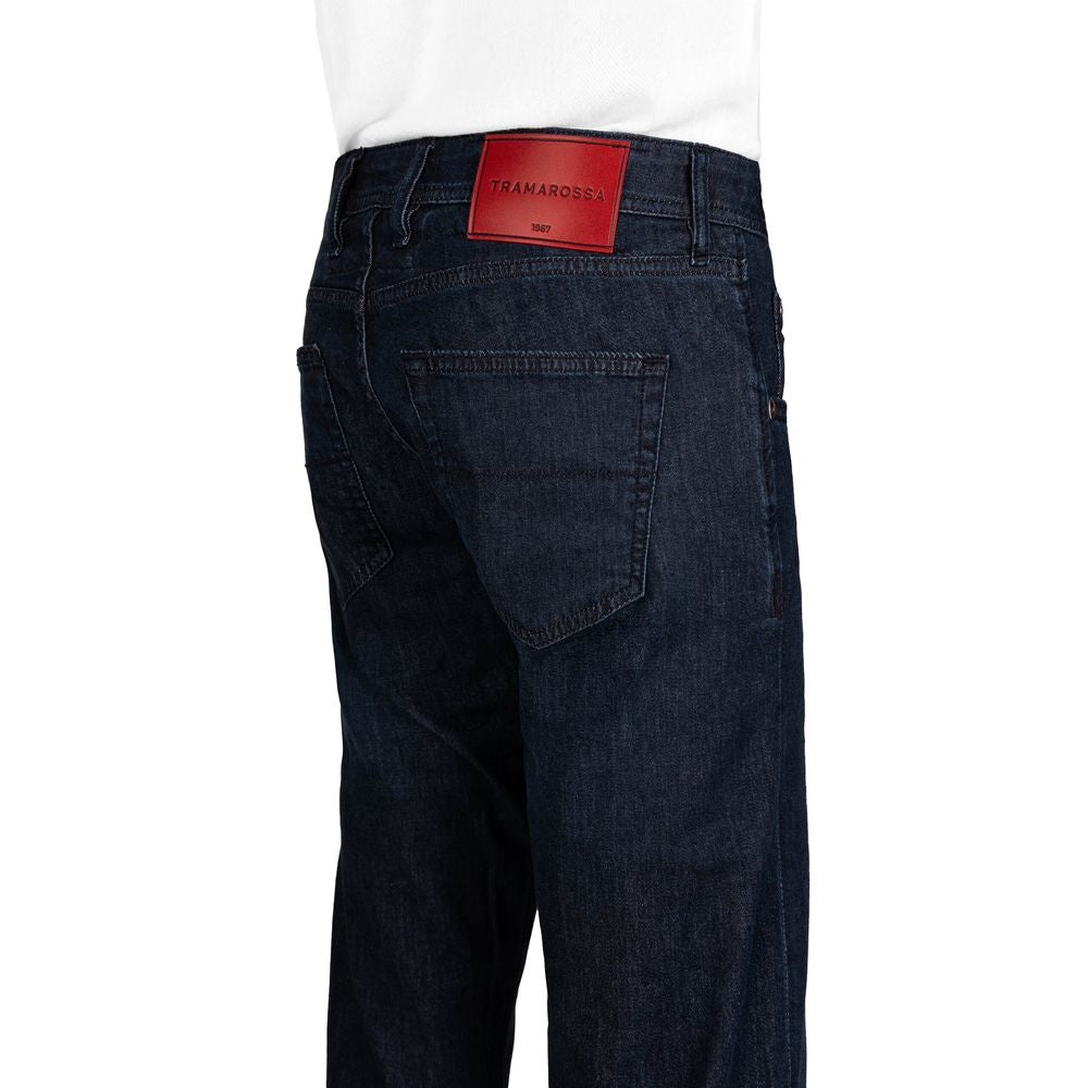 Tramarossa Blue Cotton Jeans & Pant by Tramarossa