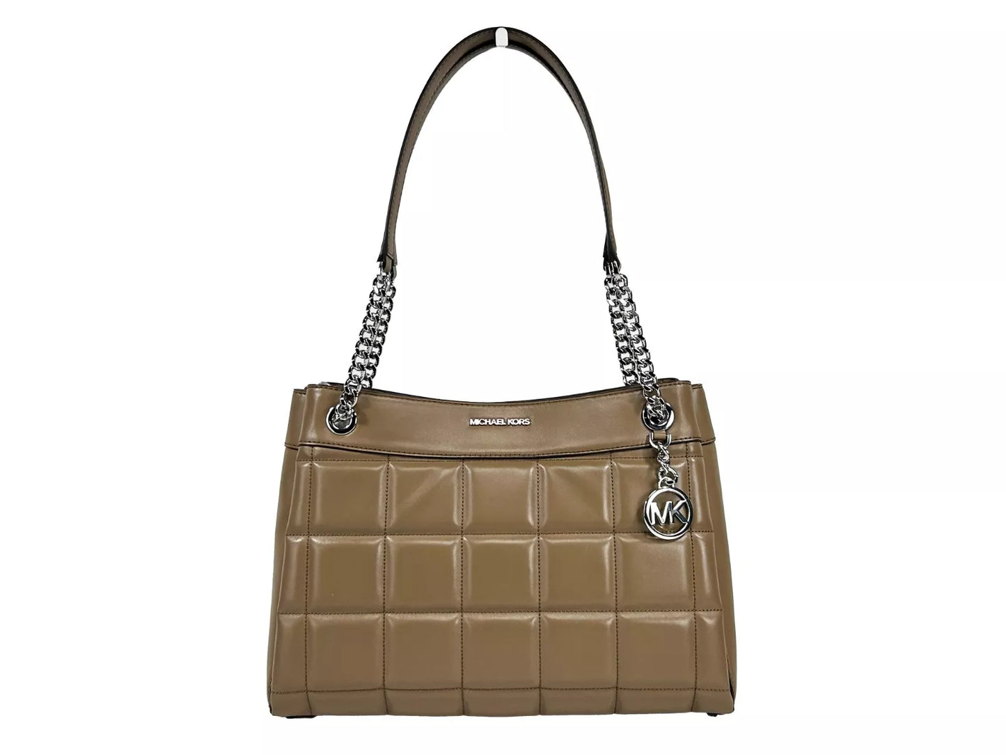 Sac fourre-tout à bandoulière Susan de taille moyenne Michael Kors, couleur bois flotté
