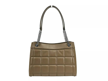 Sac fourre-tout à bandoulière Susan de taille moyenne Michael Kors, couleur bois flotté
