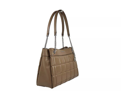 Sac fourre-tout à bandoulière Susan de taille moyenne Michael Kors, couleur bois flotté