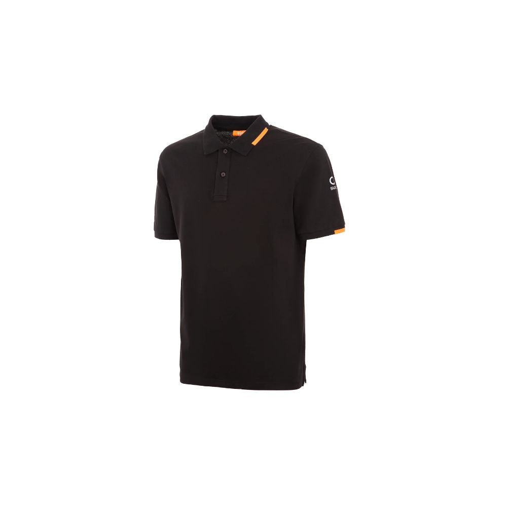 Polo en coton noir Suns