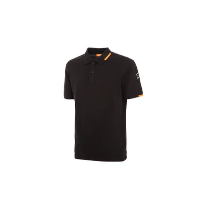 Polo en coton noir Suns