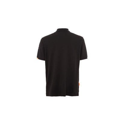 Polo en coton noir Suns