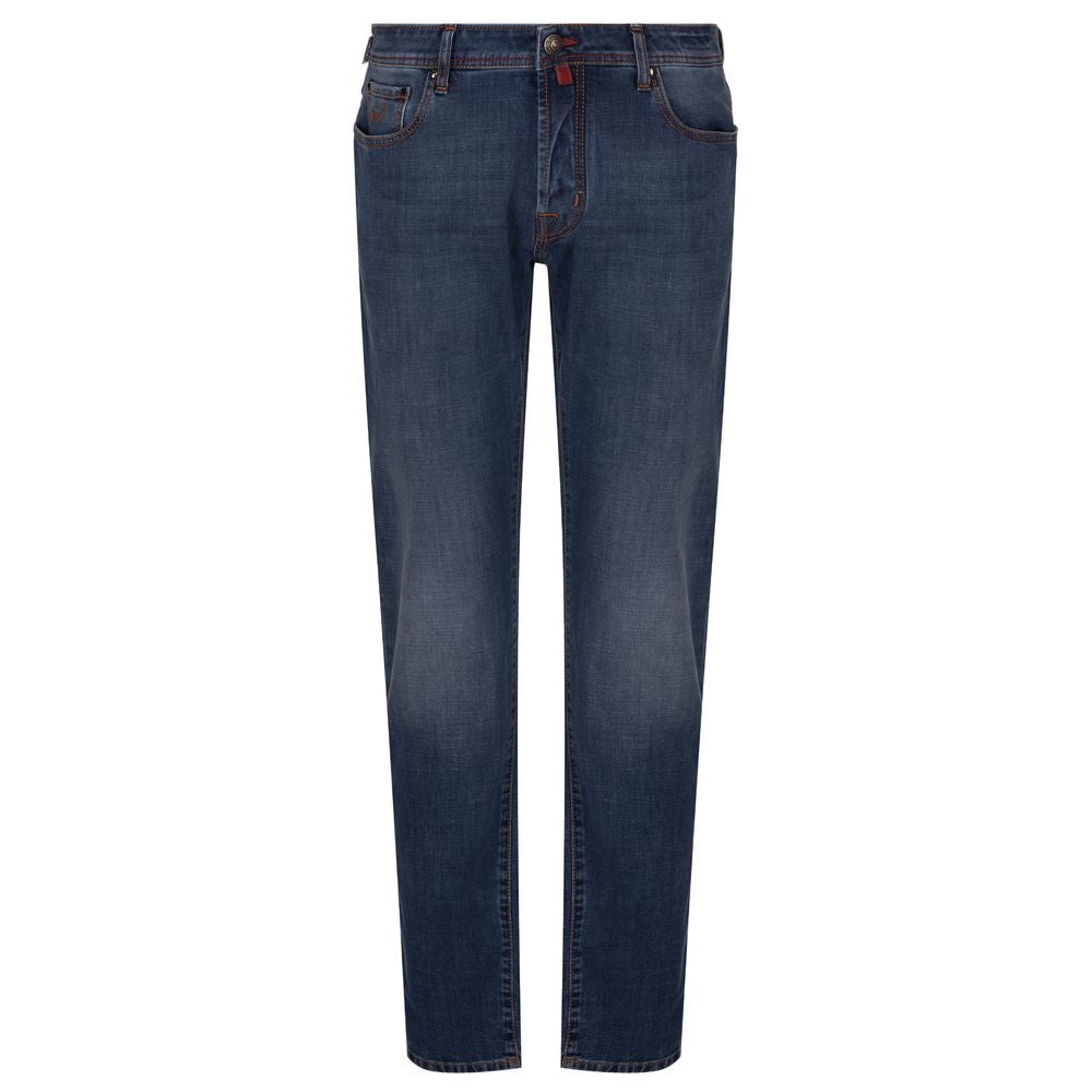 Jacob Cohen Blue Cotton Jeans & Pant by Jacob Cohen