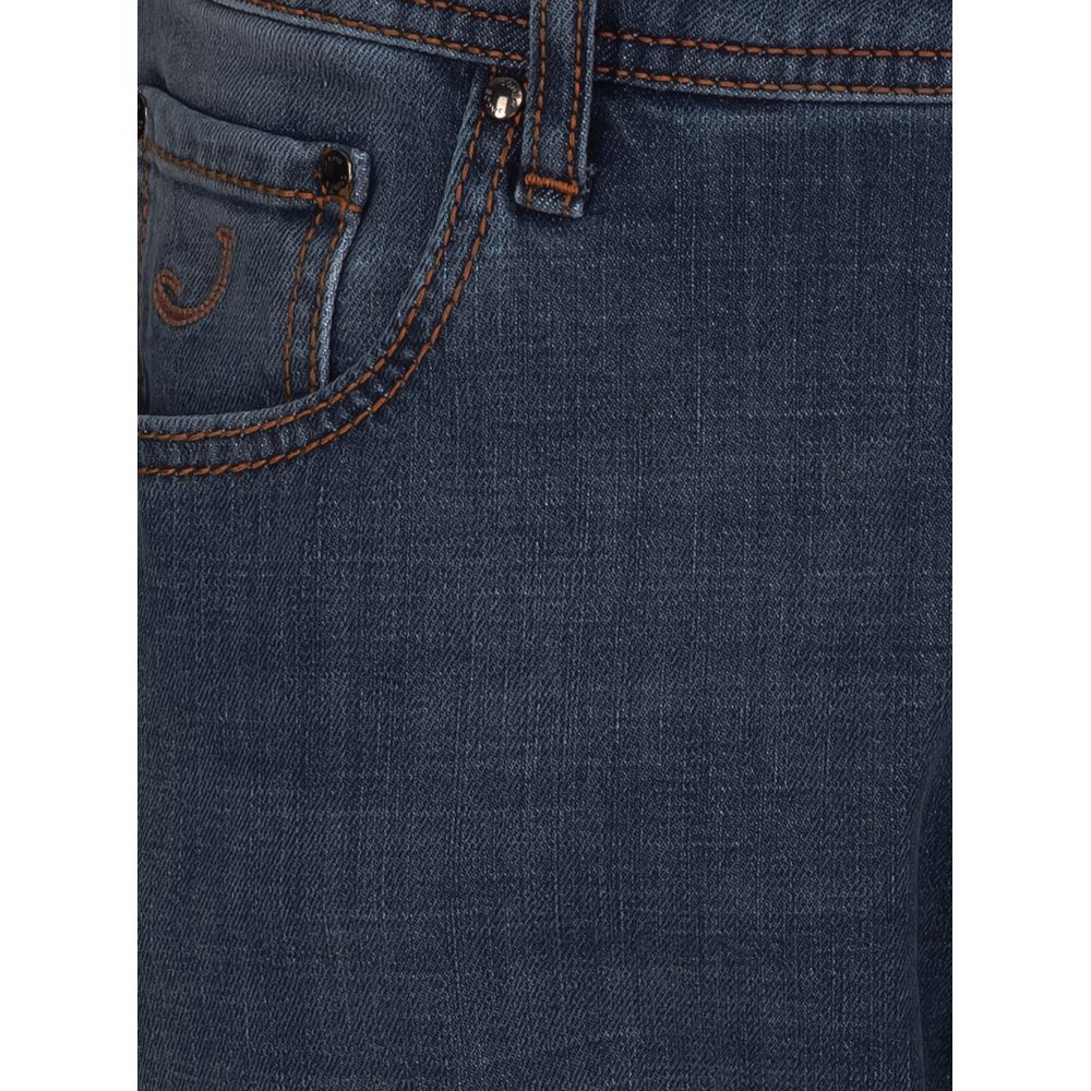 Jacob Cohen Blue Cotton Jeans & Pant by Jacob Cohen