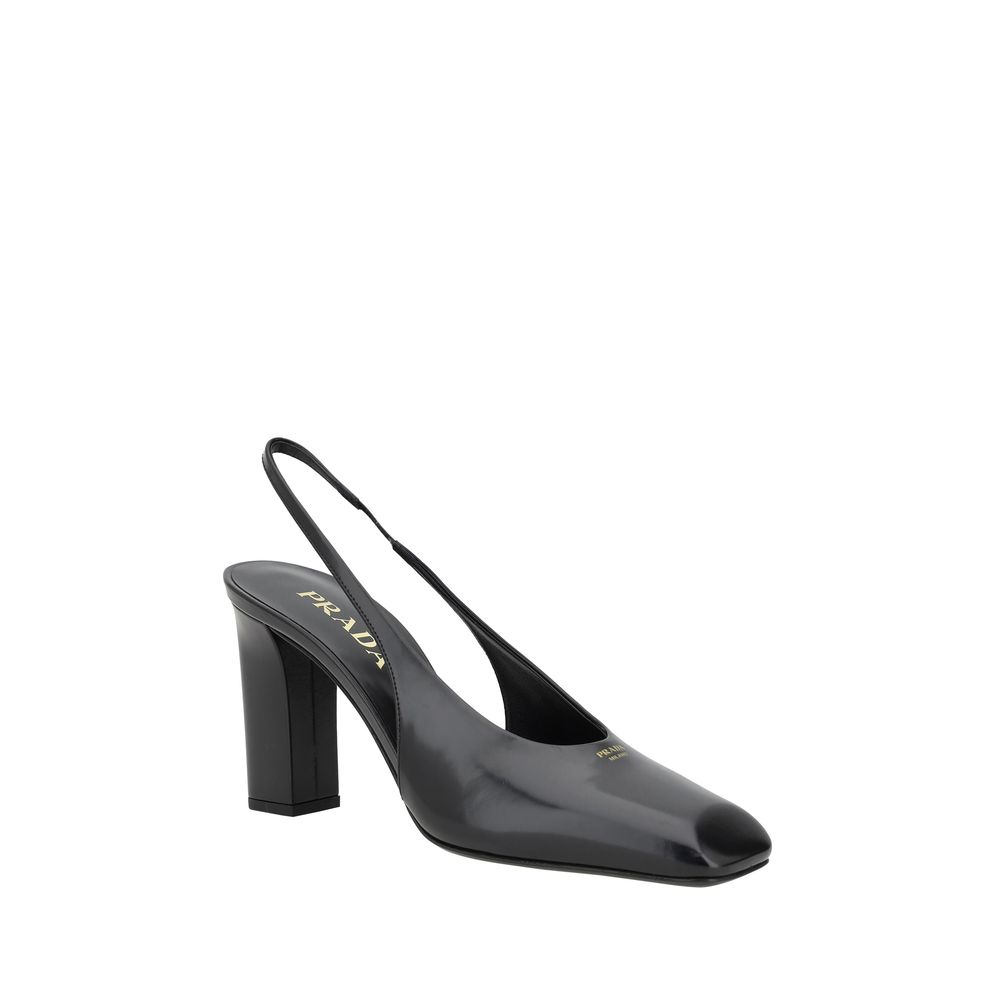 Escarpins en cuir Prada
