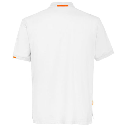 Polo en coton blanc Suns