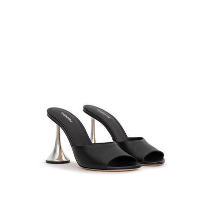 Coperni Black Leather Sandal by Coperni
