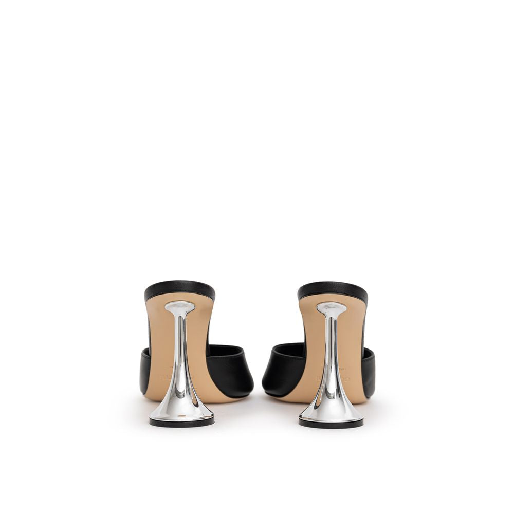 Coperni Black Leather Sandal by Coperni