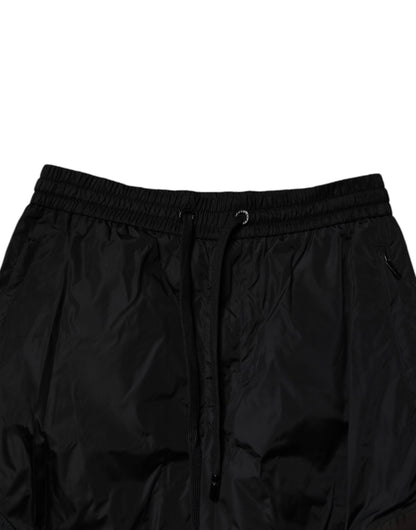Dolce & Gabbana Black Nylon Cargo Jogger Men Sweatpants Pants by Dolce & Gabbana