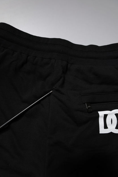 Dolce & Gabbana Black Cotton Jogger Sweatpants Pants by Dolce & Gabbana