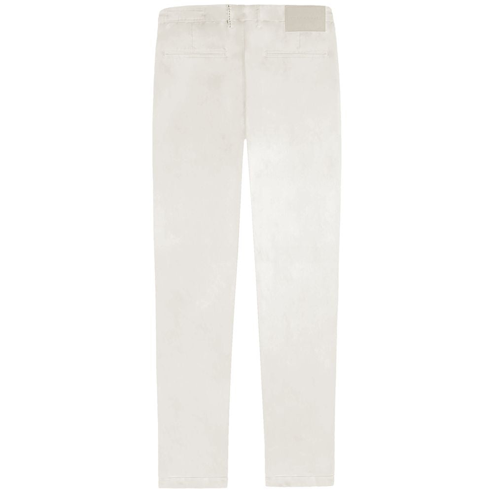 Tramarossa White Cotton Jeans & Pant by Tramarossa