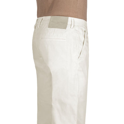 Tramarossa White Cotton Jeans & Pant by Tramarossa