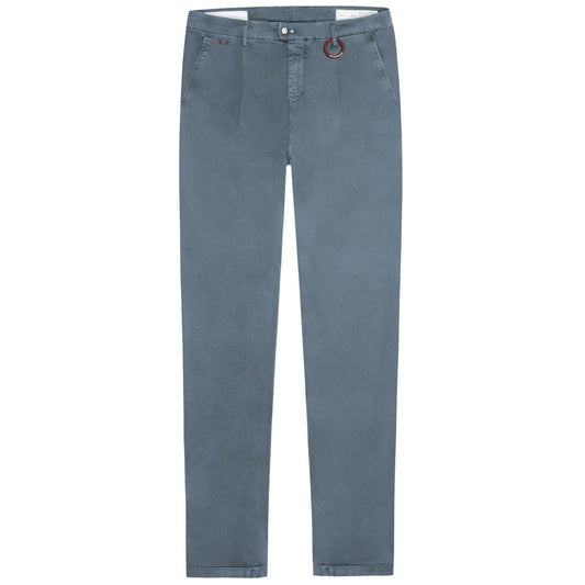 Tramarossa Light Blue Cotton Men Jeans by Tramarossa