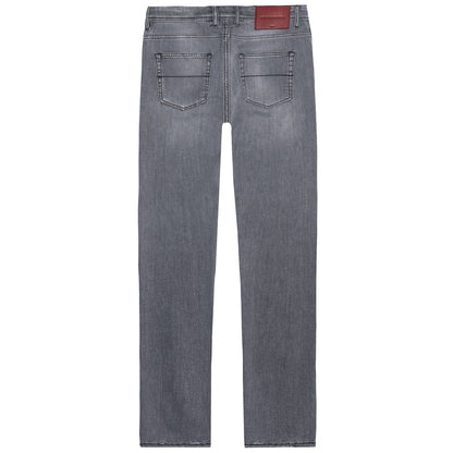 Tramarossa Gray Cotton Jeans & Pant by Tramarossa