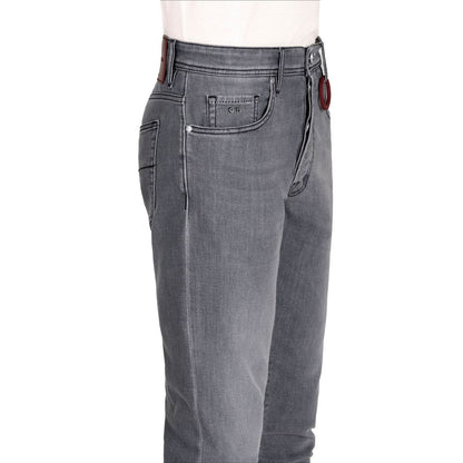 Tramarossa Gray Cotton Jeans & Pant by Tramarossa
