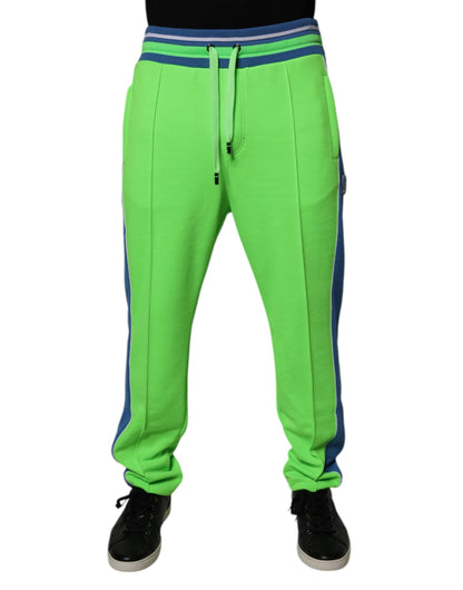 Dolce & Gabbana Green Blue Jogger Sweatpants Pants by Dolce & Gabbana