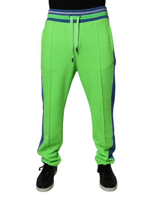 Dolce & Gabbana Green Blue Jogger Sweatpants Pants by Dolce & Gabbana