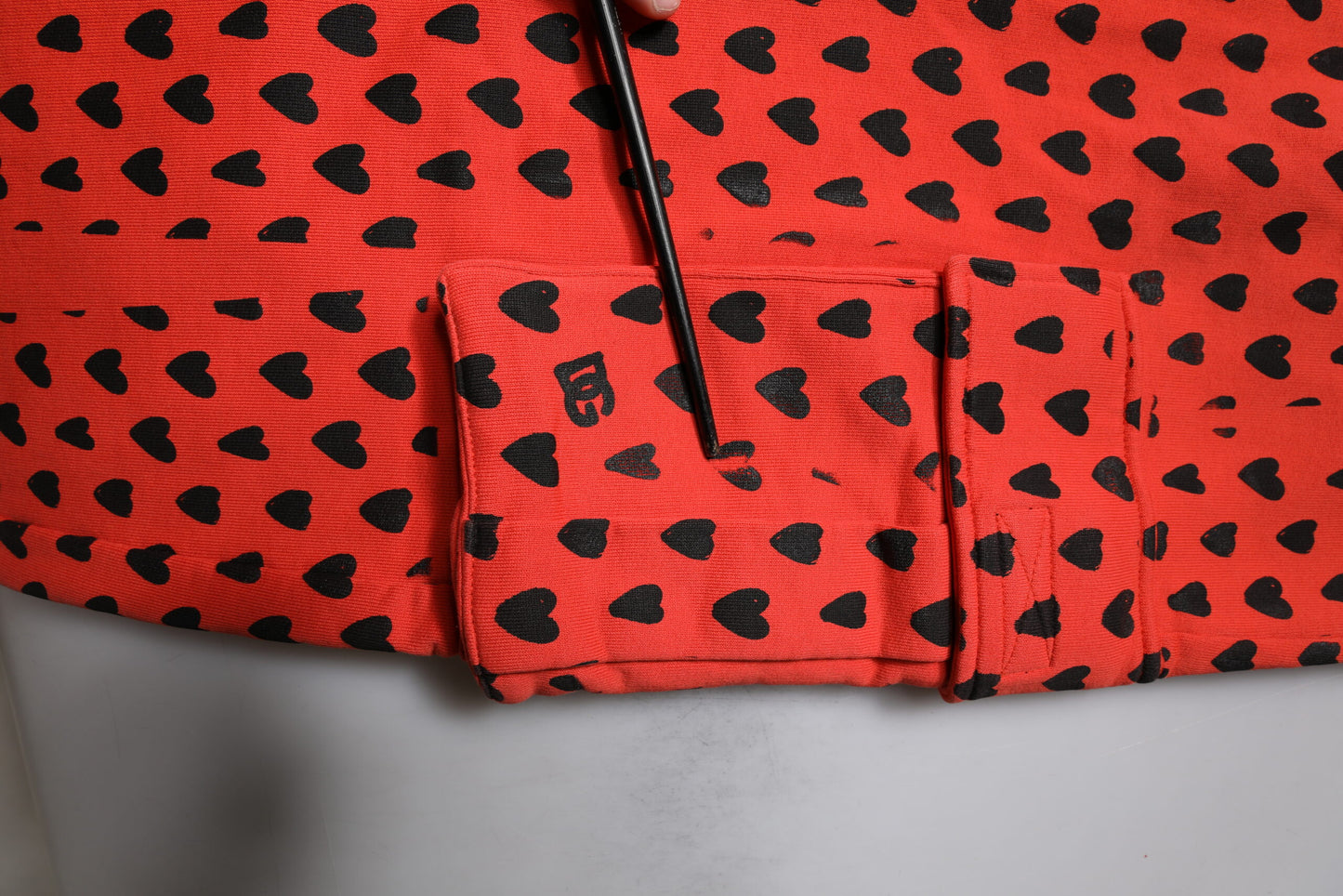 Dolce & Gabbana Red Hearts Cargo Jogger Men Sweatpants Pants by Dolce & Gabbana