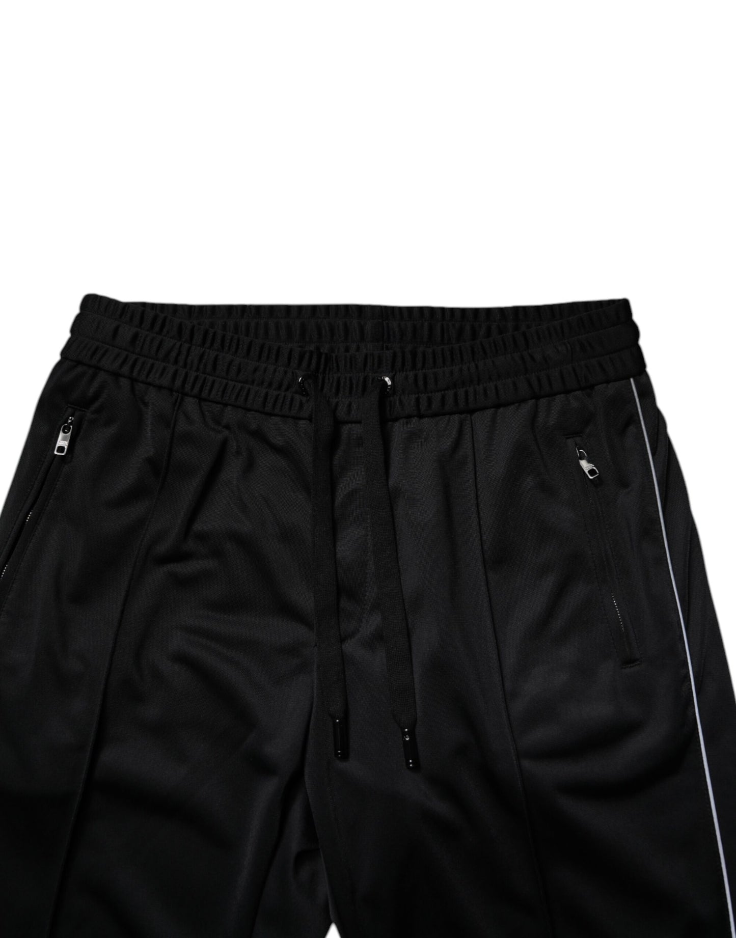 Dolce & Gabbana Black Polyester Men Jogger Sweatpants Pants by Dolce & Gabbana