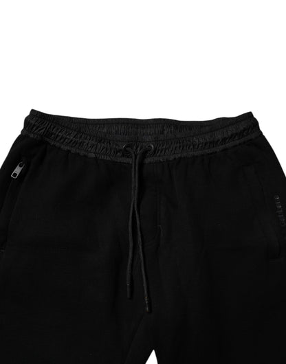 Dolce & Gabbana Black Cotton Blend Men Jogger Sweatpants Pants by Dolce & Gabbana