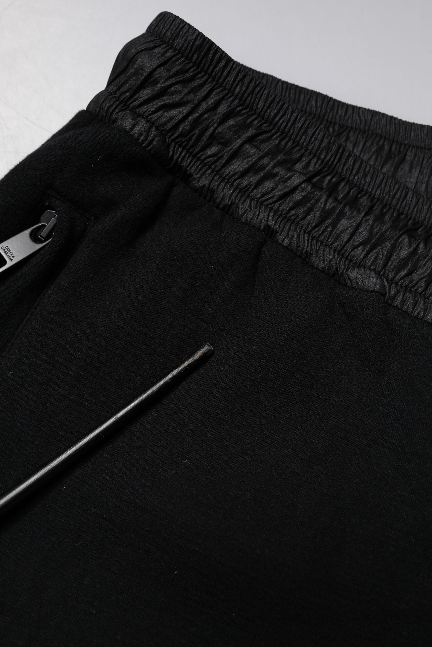 Dolce & Gabbana Black Cotton Blend Men Jogger Sweatpants Pants by Dolce & Gabbana