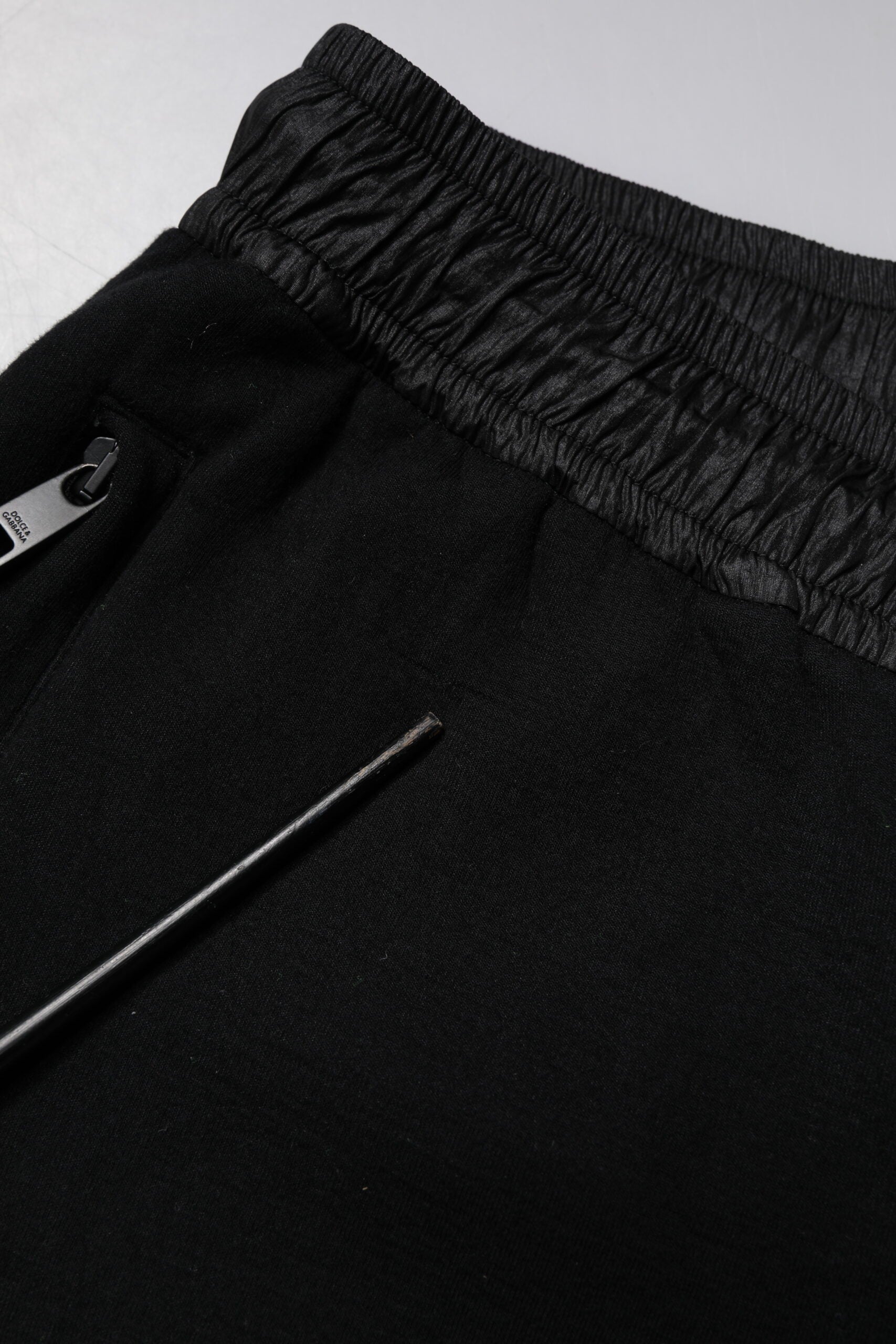 Dolce & Gabbana Black Cotton Blend Men Jogger Sweatpants Pants by Dolce & Gabbana