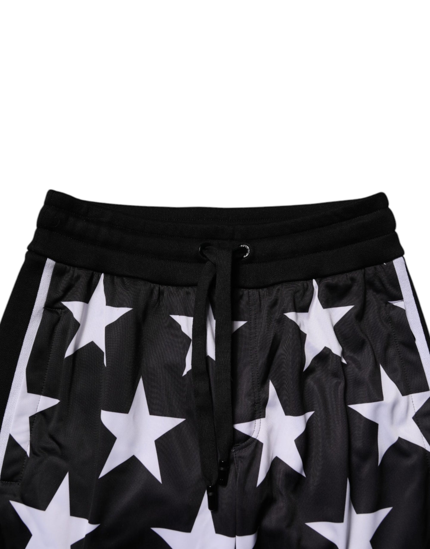 Dolce & Gabbana Black White Stars Jogger Men Sweatpants Pants by Dolce & Gabbana