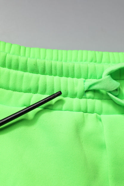 Dolce & Gabbana Neon Green Cargo Jogger Men Sweatpants Pants by Dolce & Gabbana