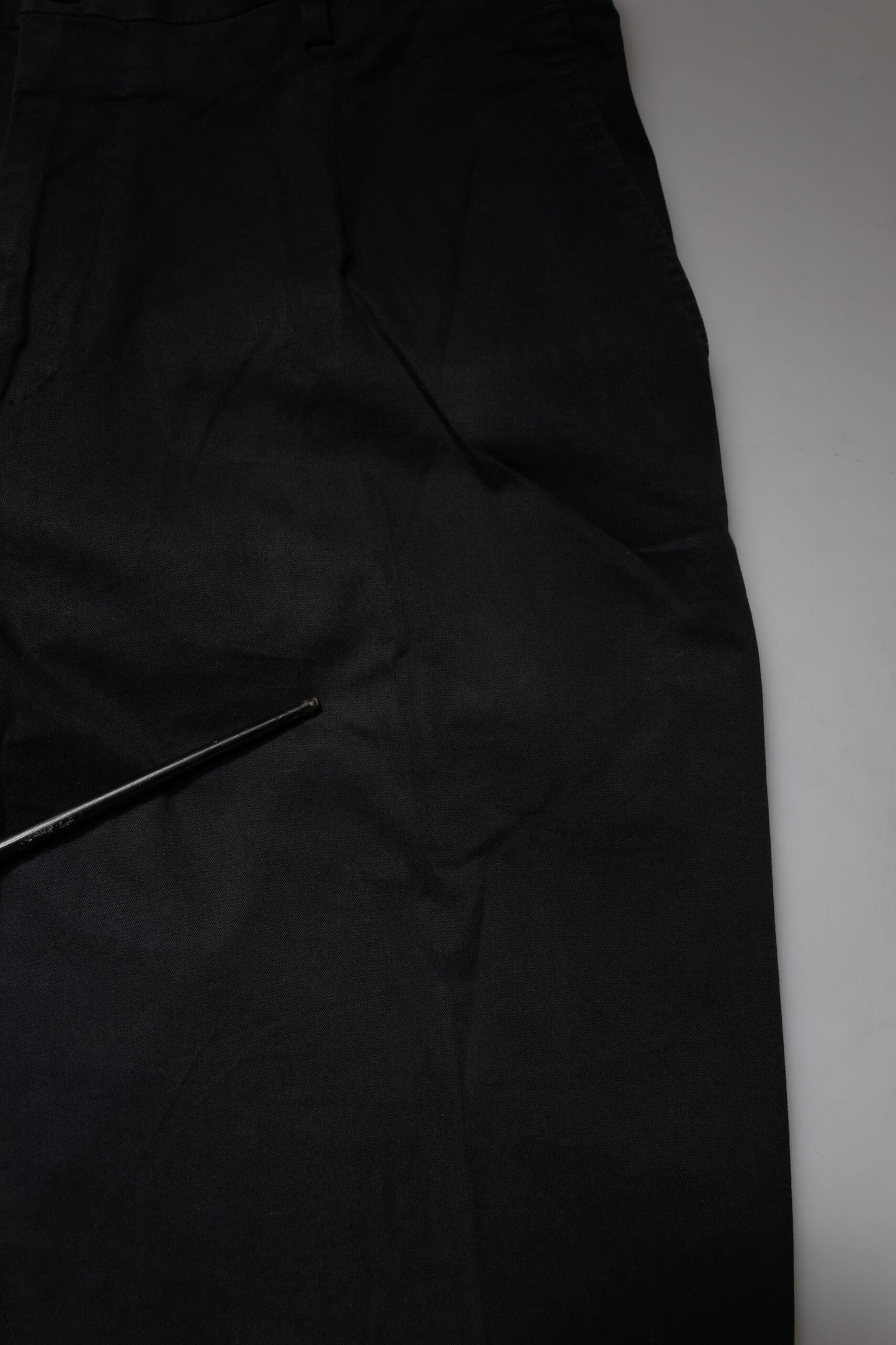 Dolce & Gabbana Black Cotton Stretch Skinny Dress Formal Pants by Dolce & Gabbana
