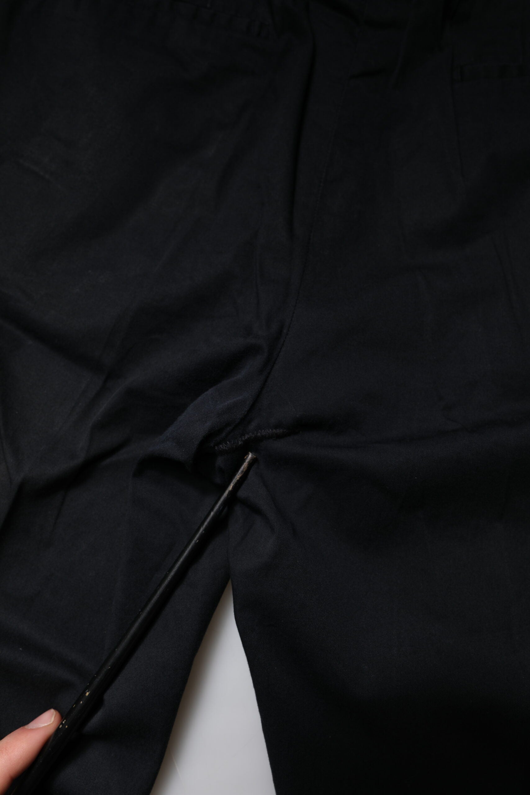 Dolce & Gabbana Black Cotton Stretch Skinny Dress Formal Pants by Dolce & Gabbana