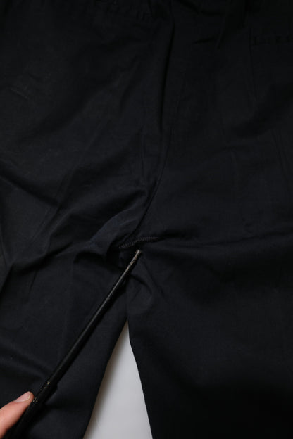 Dolce & Gabbana Black Cotton Stretch Skinny Dress Formal Pants by Dolce & Gabbana