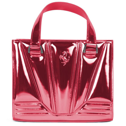 Sac à main en cuir fuchsia Ferrari