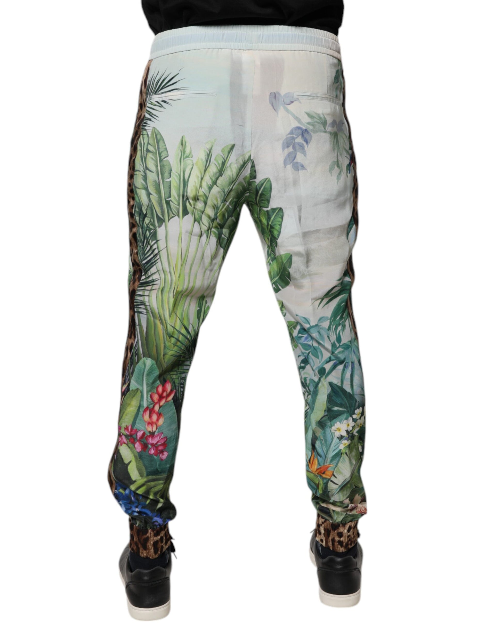 Dolce & Gabbana Multicolor Tropical Jogger Sweatpants Pants by Dolce & Gabbana