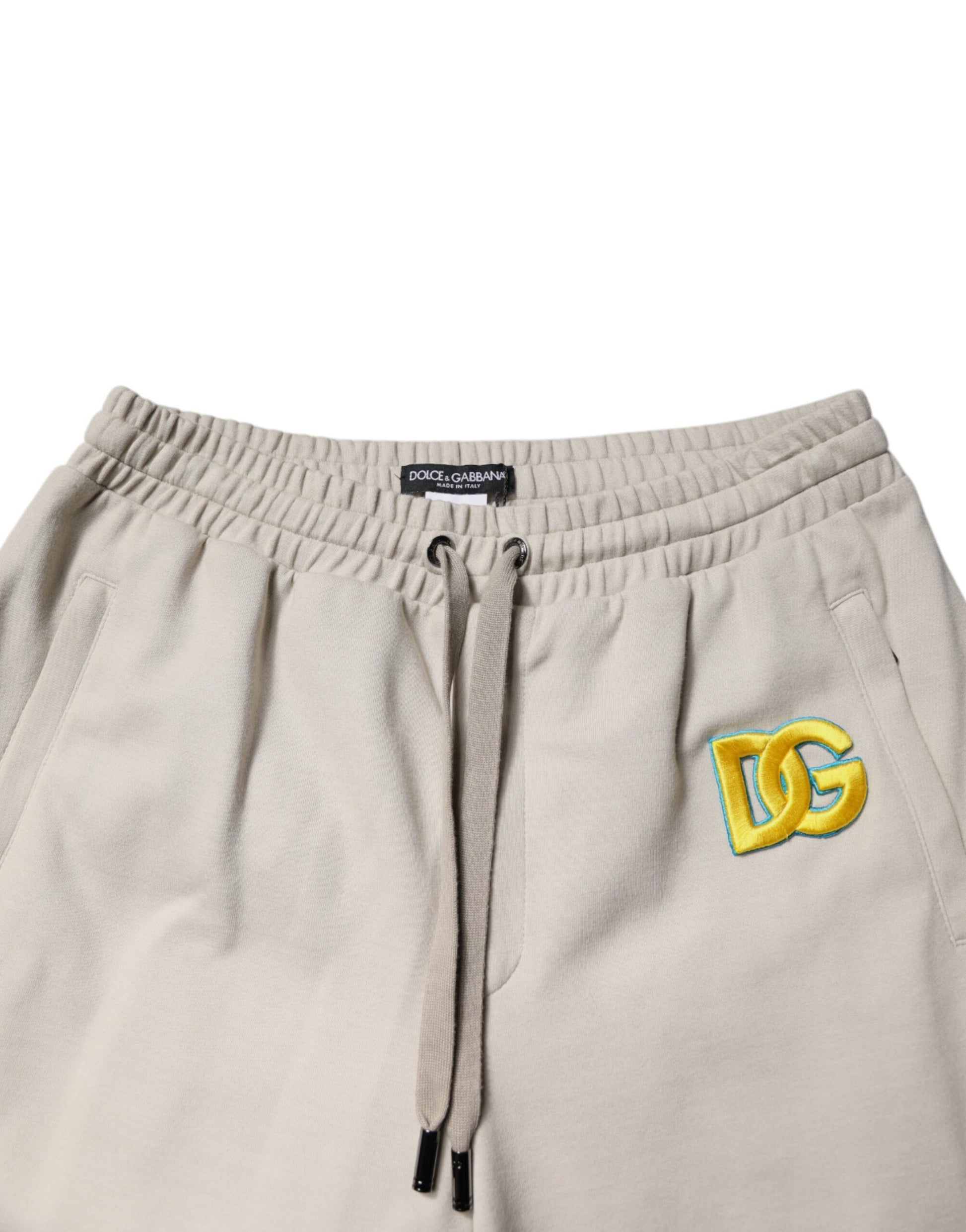 Dolce & Gabbana Multicolor Cotton DG Jogger Sweatpants Pants by Dolce & Gabbana