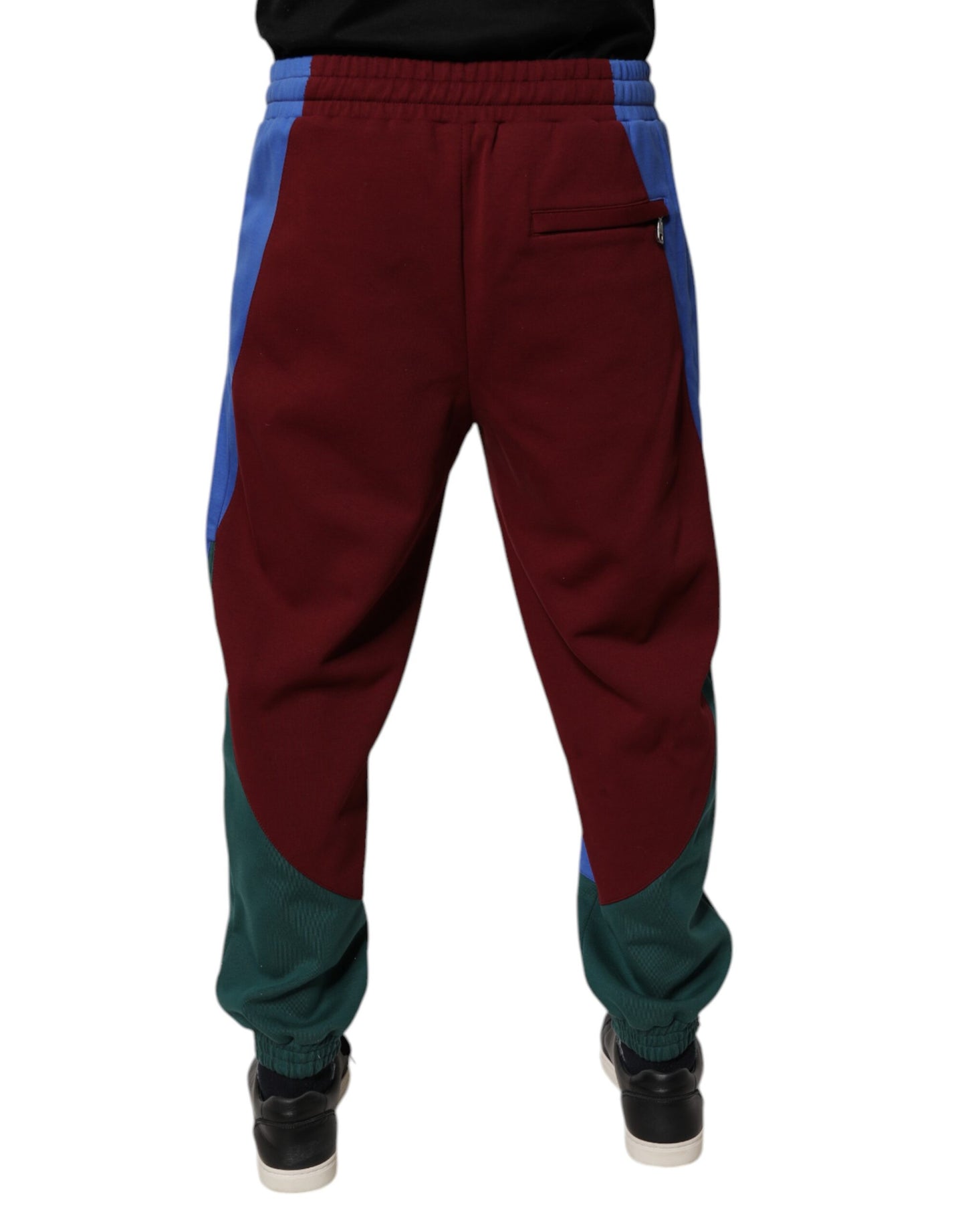 Dolce & Gabbana Multicolor Cotton Men Jogger Sweatpants Pants by Dolce & Gabbana